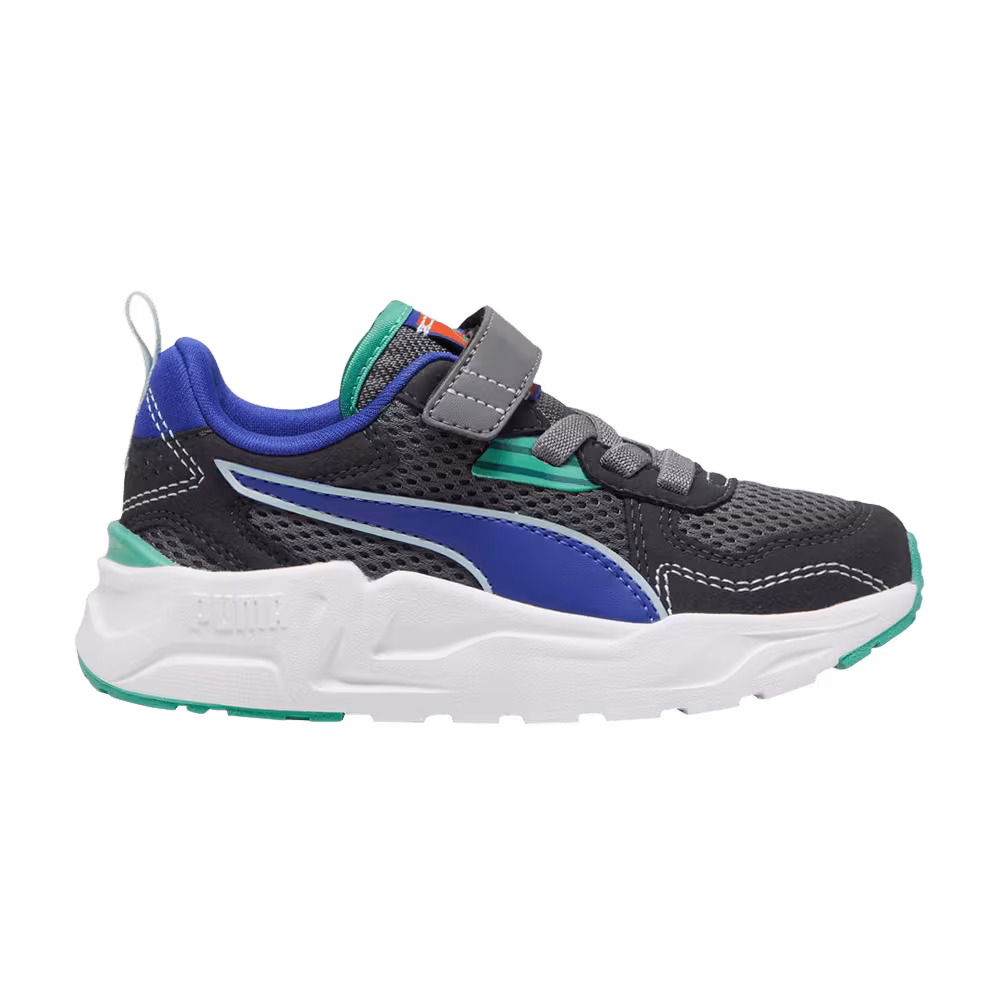 Puma Trinity Lite RBS 2 AC+ Little Kid Grey Teal Royal