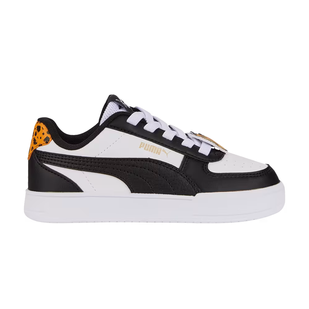 Puma Caven Little Kid Mates - White Black