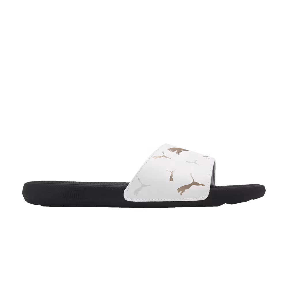 Puma Women's Cool Cat 2.0 Slide Toss - White Team Gold