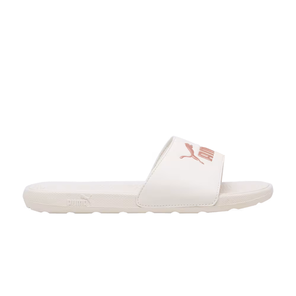 Puma Women's Cool Cat 2.0 BX Slide Ivory Rose Gold