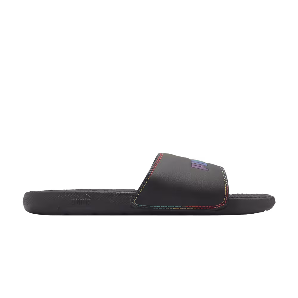 Puma Cool Cat Slide Rainbow Hues - Black