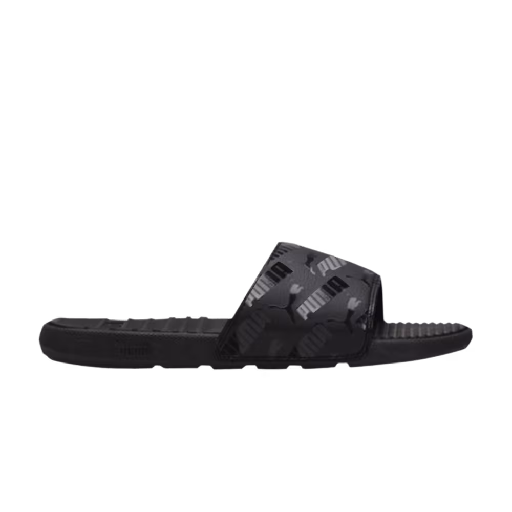 Puma Cool Cat Bold 2 Slide Allover Logo - Black