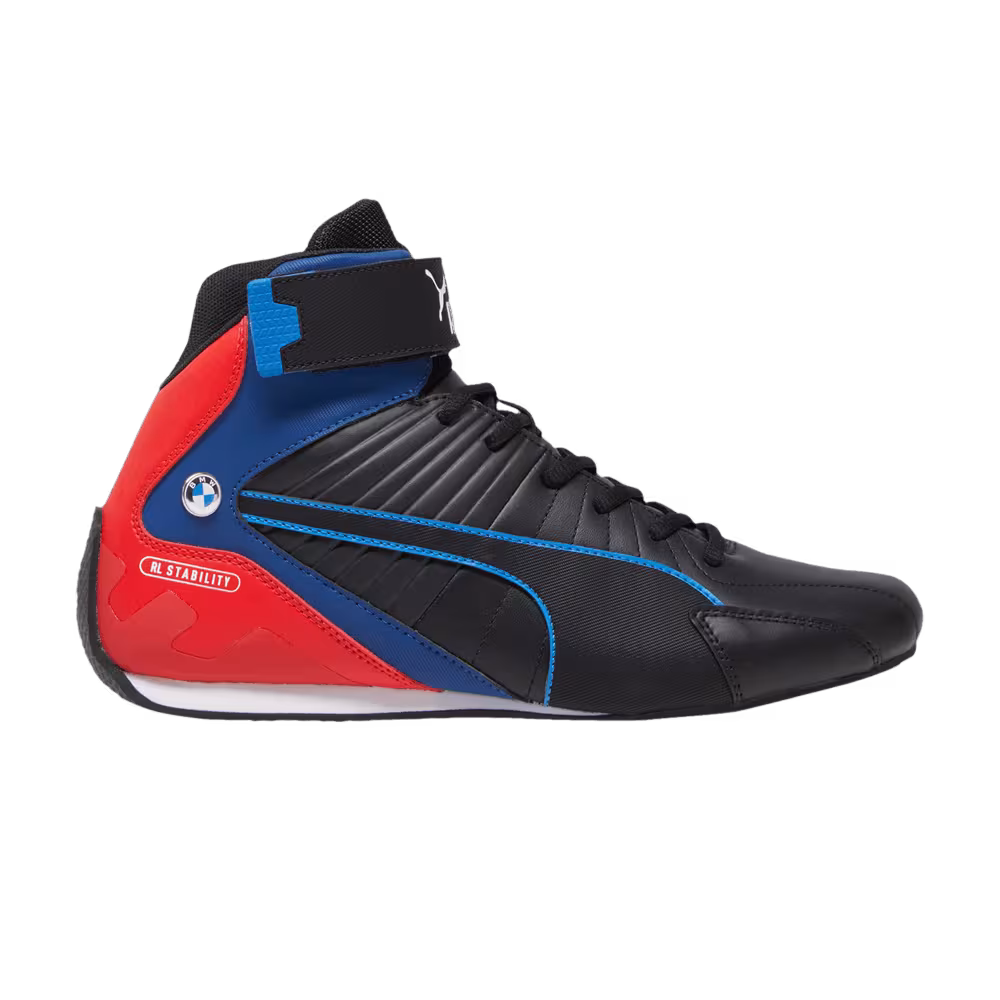Puma BMW Motorsport x Kart Cat Mid Black Pop Red