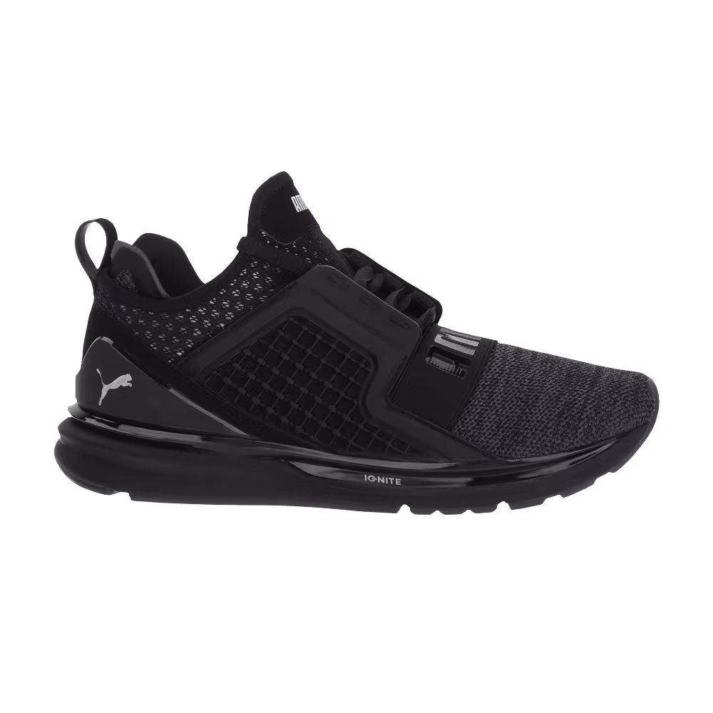 Puma Ignite Limitless Knit Jr Black