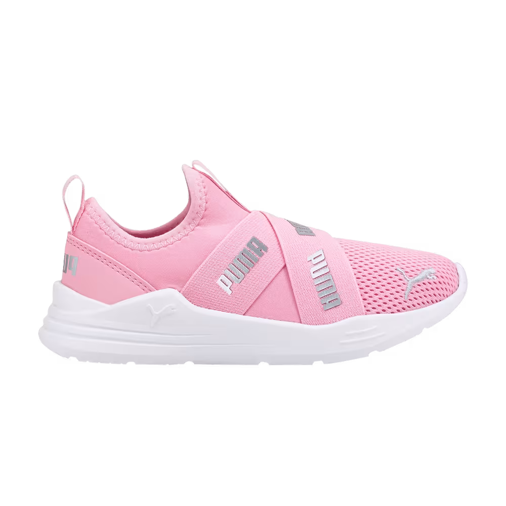 Puma Wired Run Slip On Little Kid Prism Pink