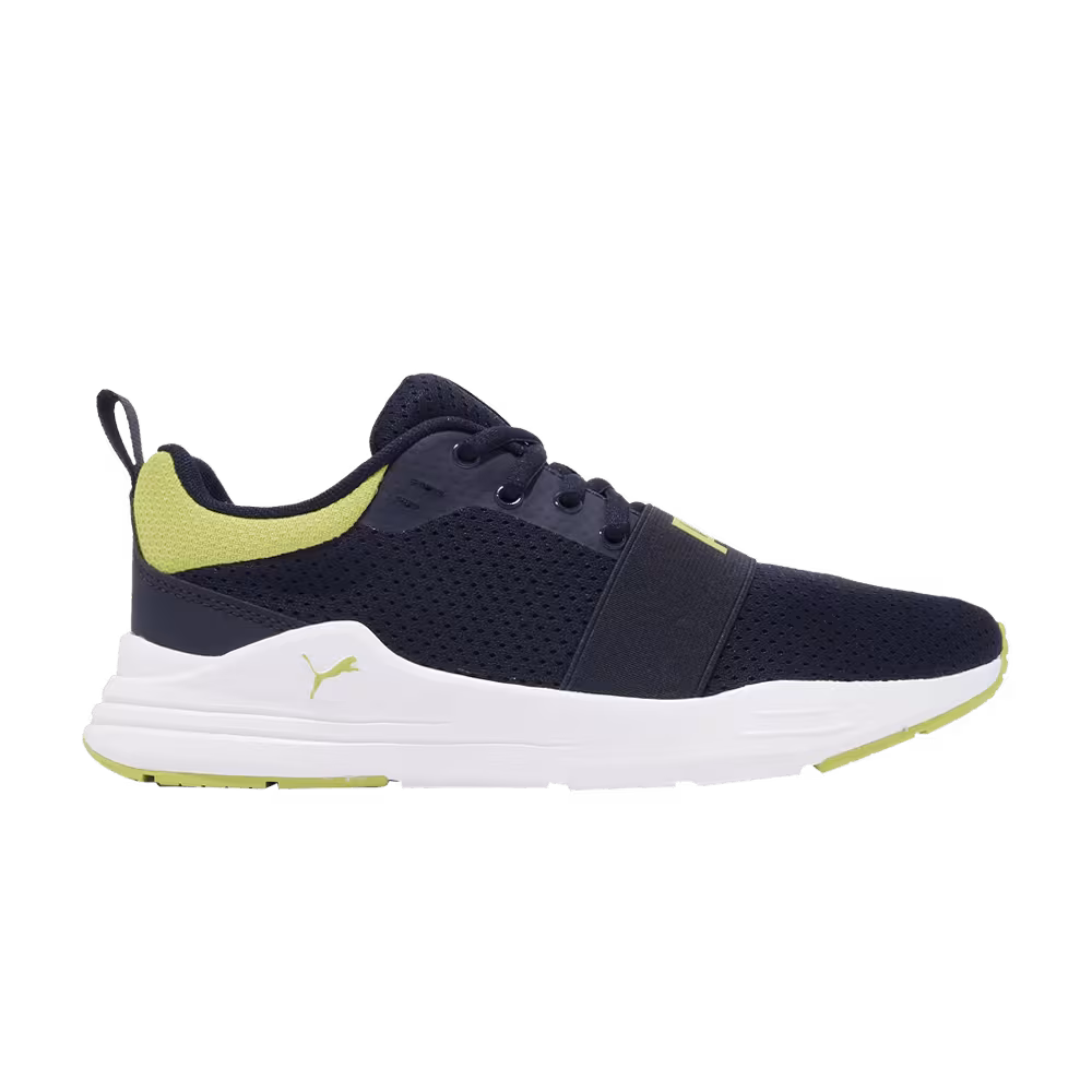 Puma Wired Run Big Kid Peacoat Sulphur Spring