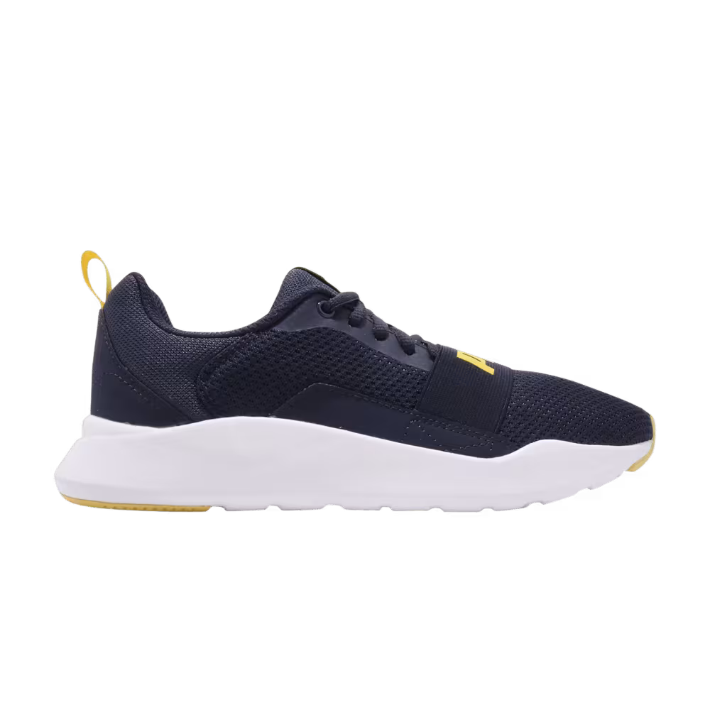Puma Wired JR Peacoat Blazing Yellow