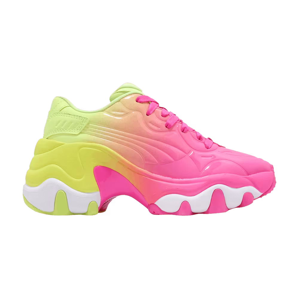 Puma Women's Pulsar Wedge Luminous Pink Fizzy Yellow