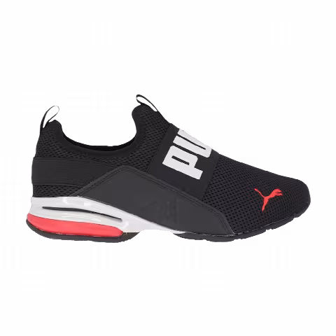 Puma Axelion Slip-On 'Black High Risk Red'