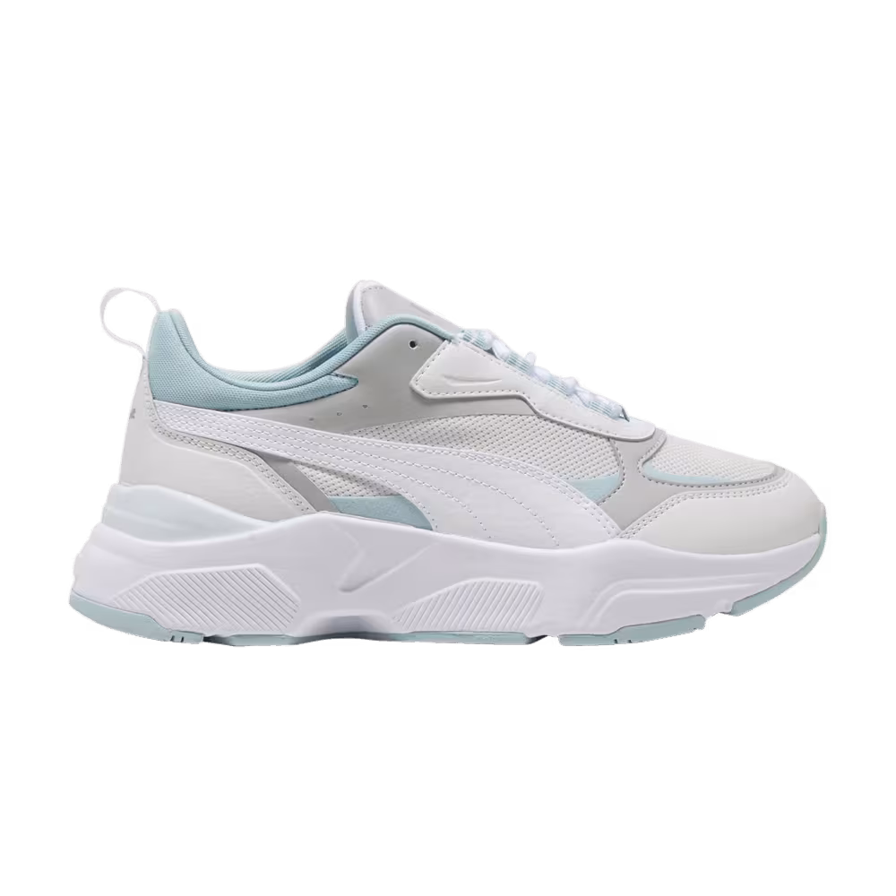Puma Women's Cassia Grey White Turquoise