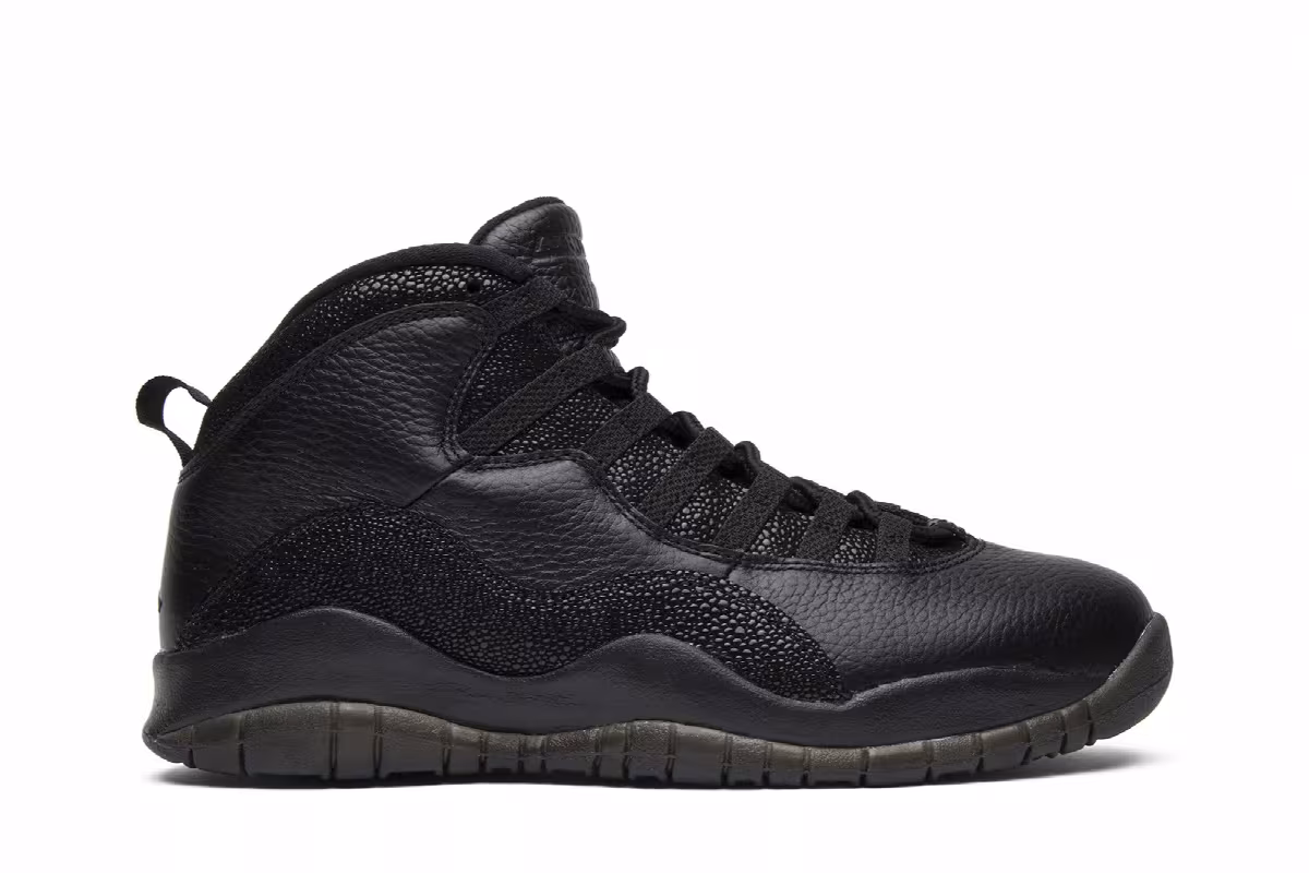 OVO x Air Jordan 10 Black, view 2