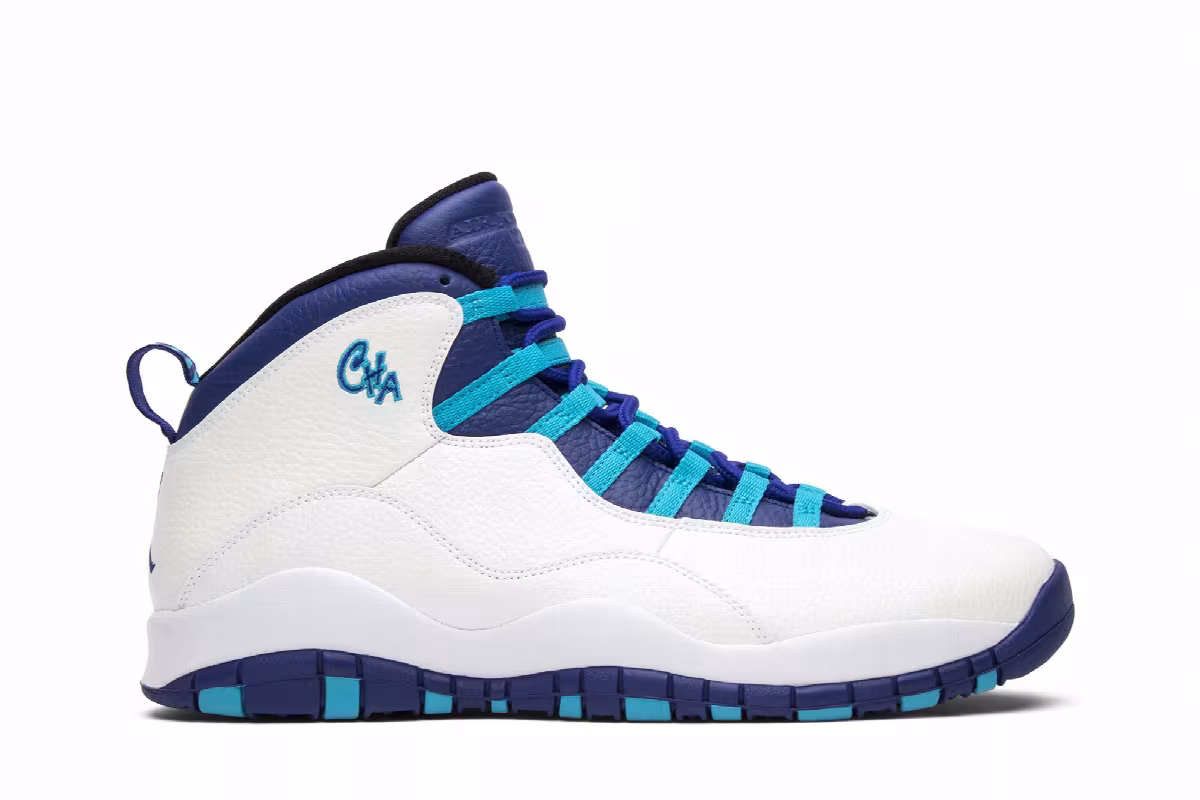 Air Jordan 10 Charlotte Hornets, view 2