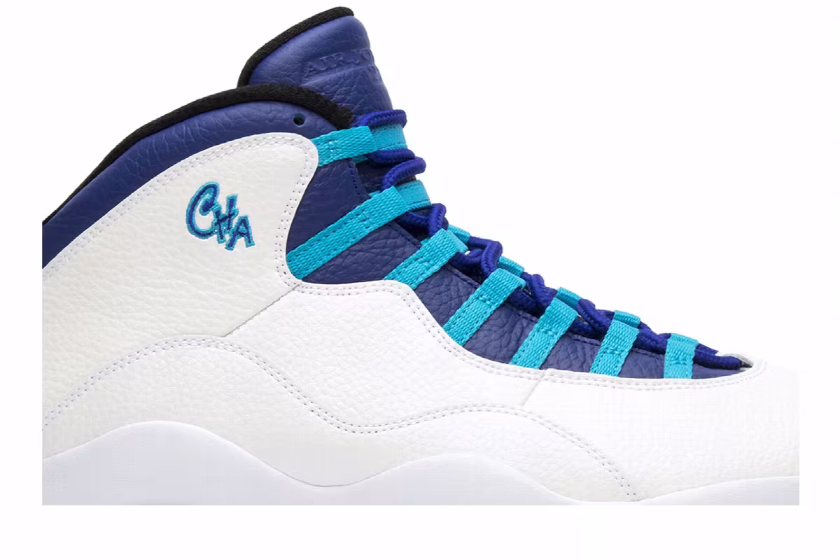 Air Jordan 10 Charlotte Hornets, view 3