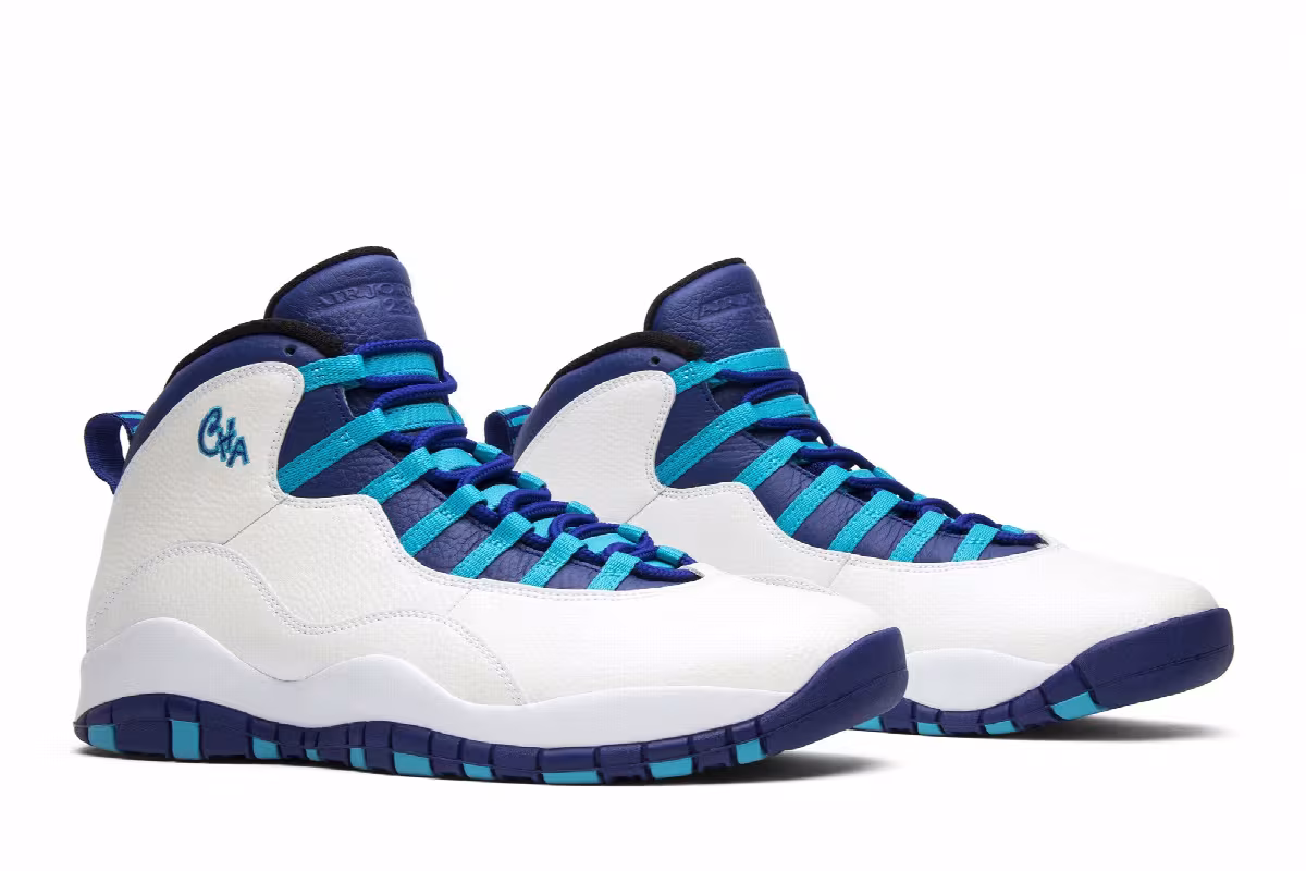 Air Jordan 10 Charlotte Hornets, view 9