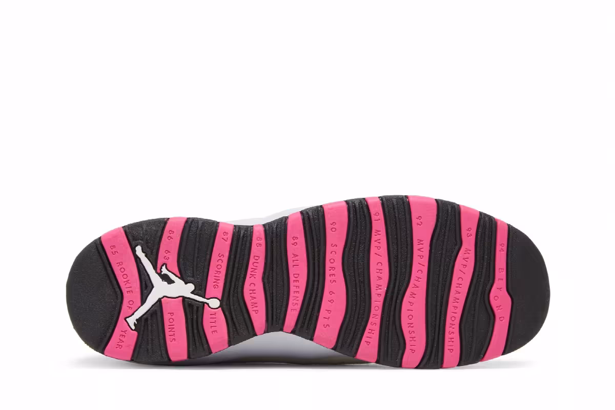Air Jordan 10 GG Vivid Pink, view 5