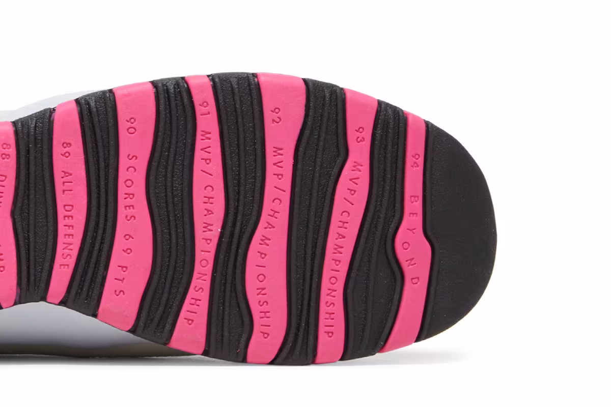 Air Jordan 10 GG Vivid Pink, view 6