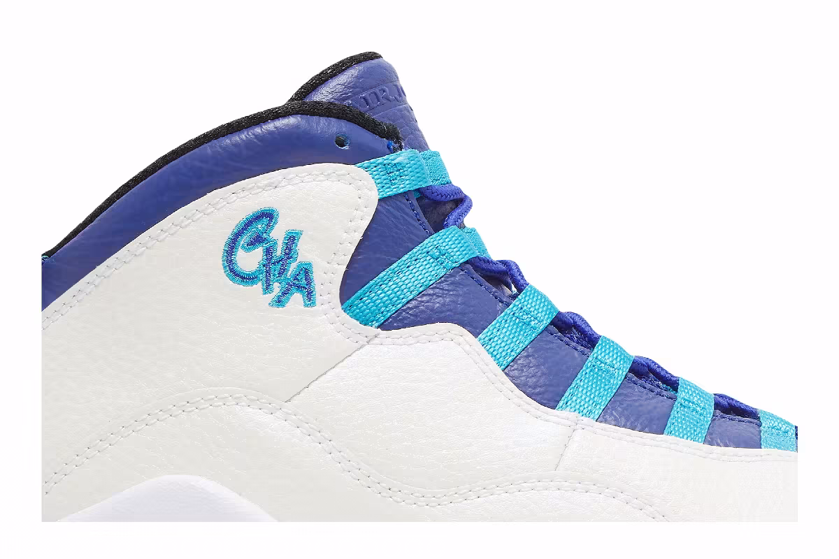 Air Jordan 10 GS Charlotte Hornets, view 3