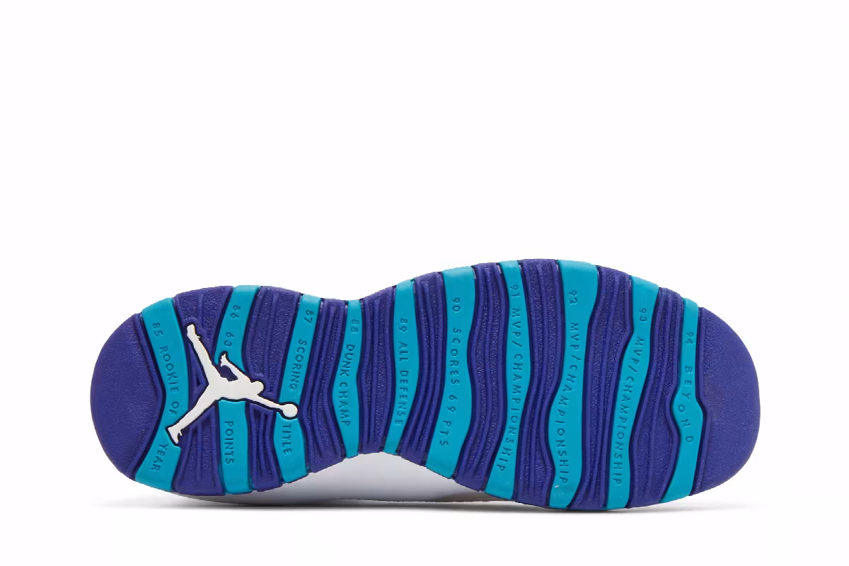 Air Jordan 10 GS Charlotte Hornets, view 5
