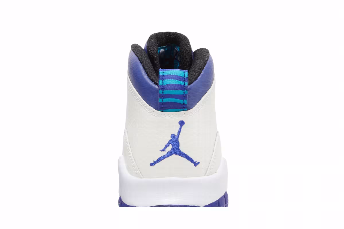 Air Jordan 10 GS Charlotte Hornets, view 8
