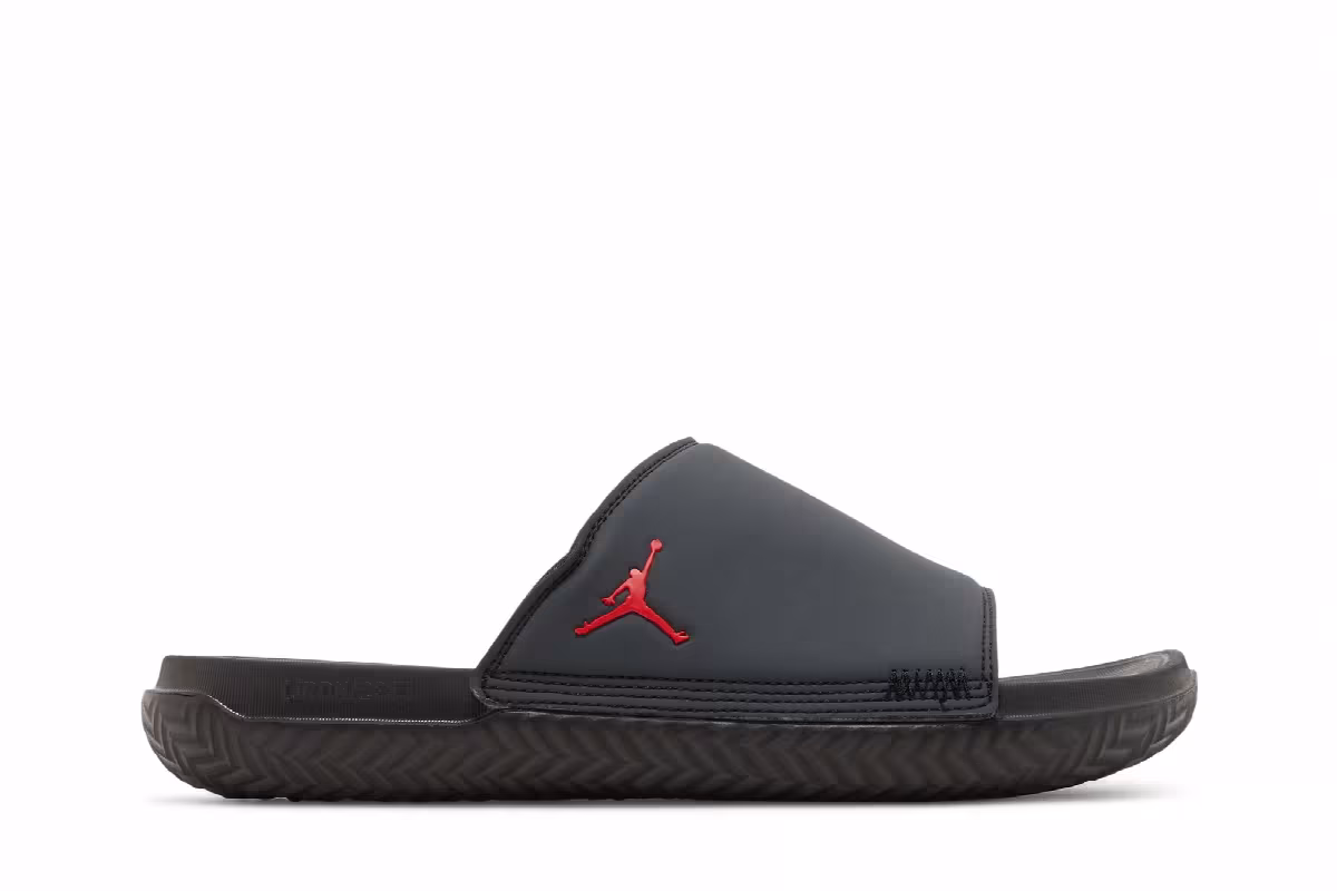 Nike Jordan Play Slide Anthracite University Red, view 2