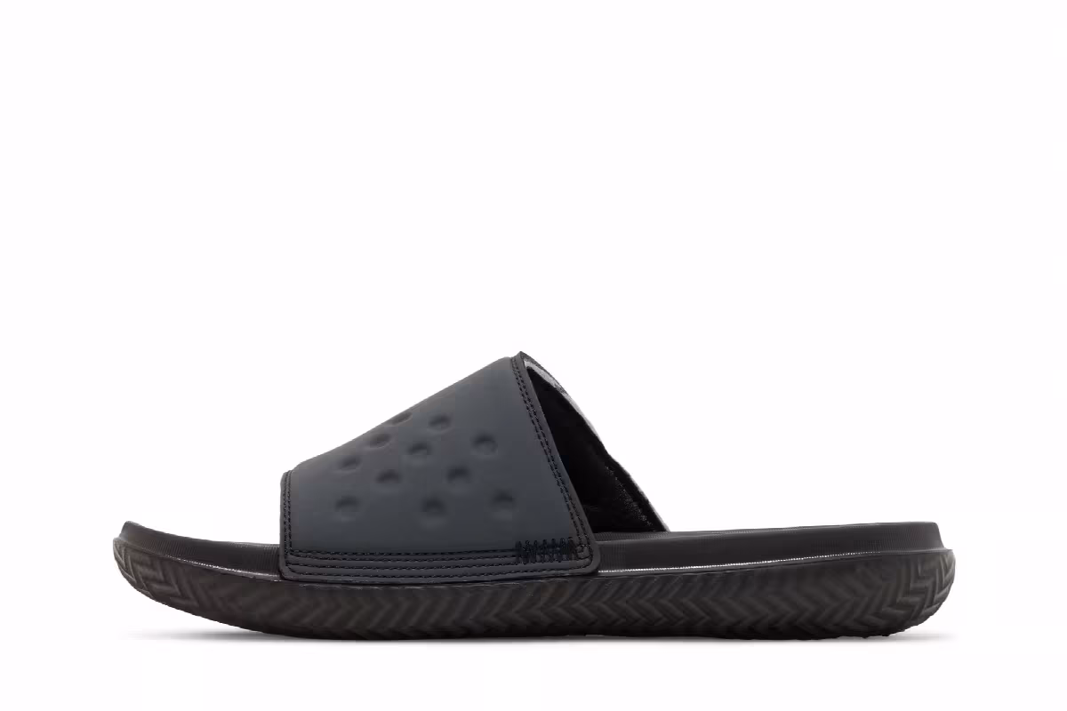 Nike Jordan Play Slide Anthracite University Red, view 4
