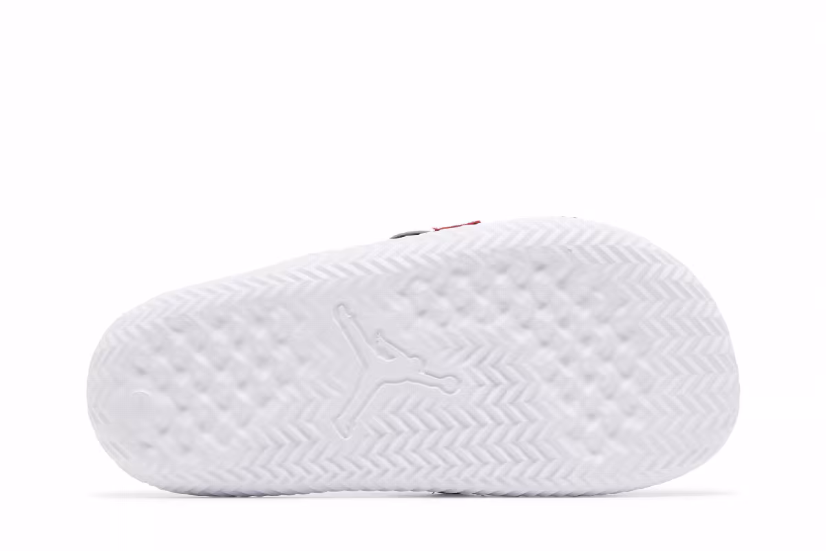 Nike Jordan Super Play Slide Black University Red, view 5