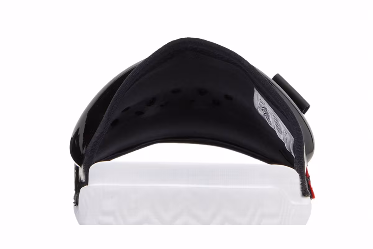Nike Jordan Super Play Slide Black University Red, view 8