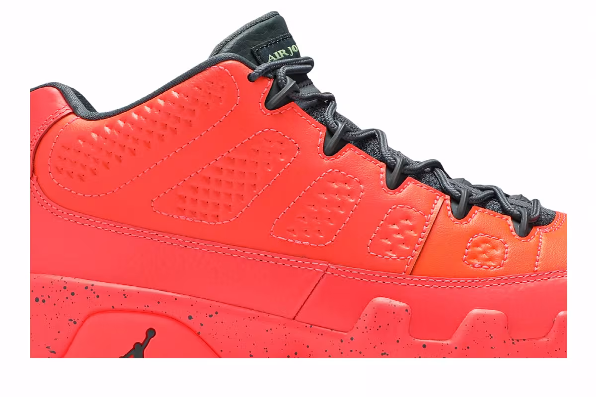 Air Jordan 9 Low Bright Mango, view 3