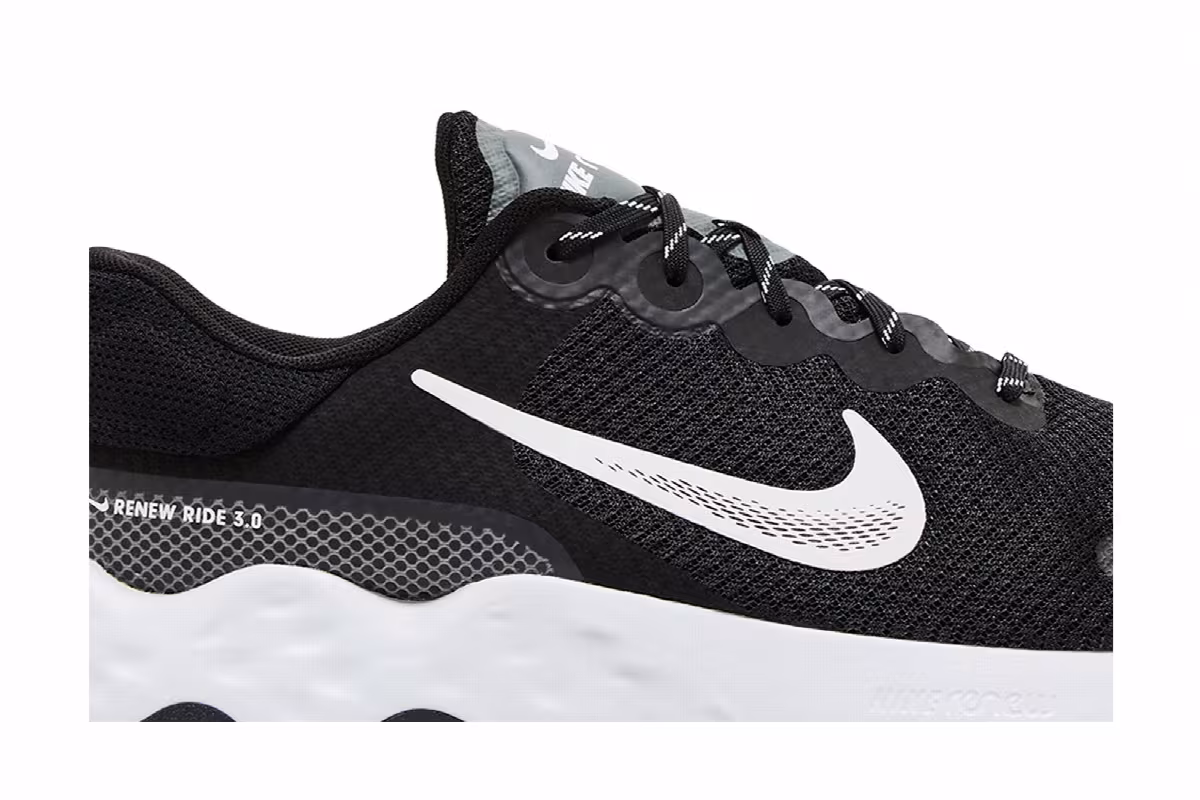 Nike Renew Ride 3 Black Smoke Grey, view 3