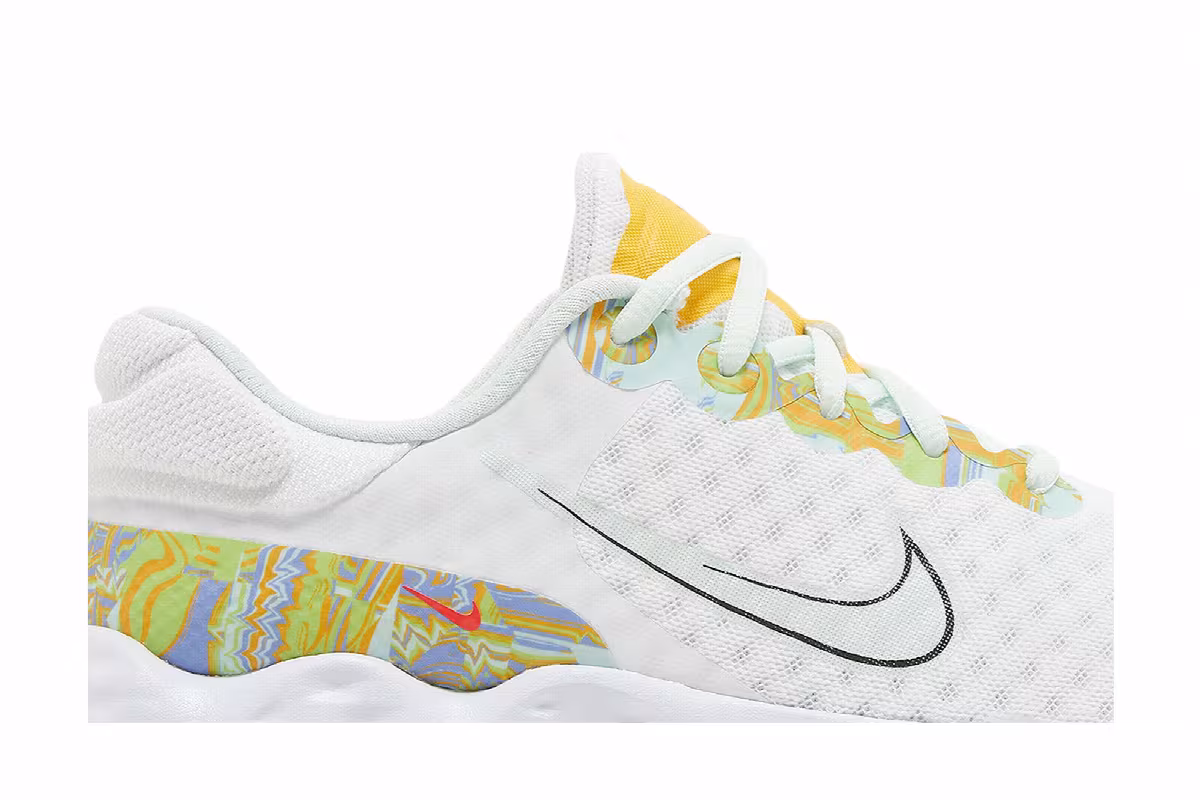 Nike Women's Renew Ride 3 White Barely Green, view 3