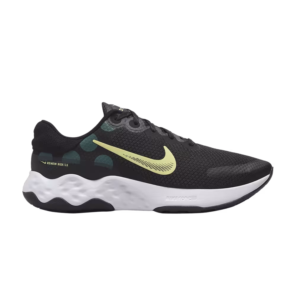 Nike Renew Ride 3 Black Lemon Chiffon