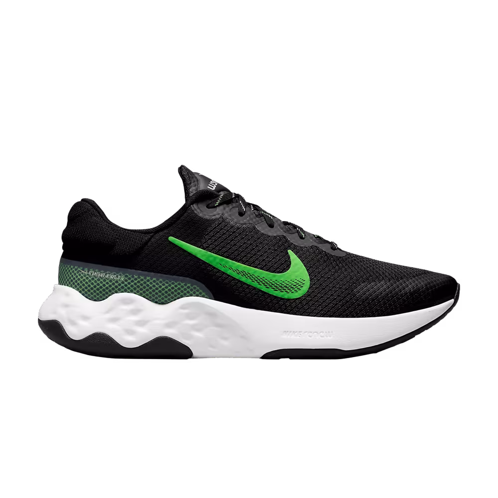 Nike Renew Ride 3 Black Green Strike