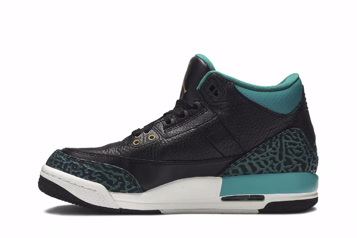 Air Jordan 3 GS Rio Teal, view 4