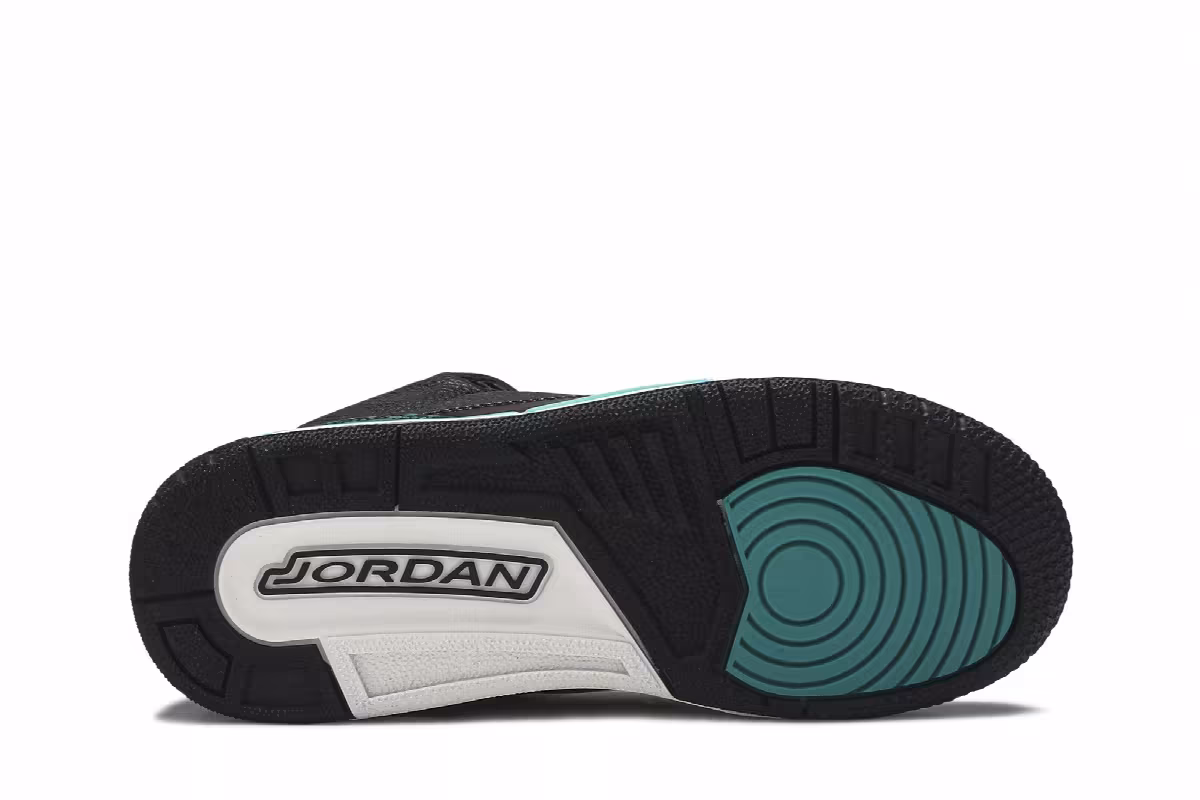 Air Jordan 3 GS Rio Teal, view 5