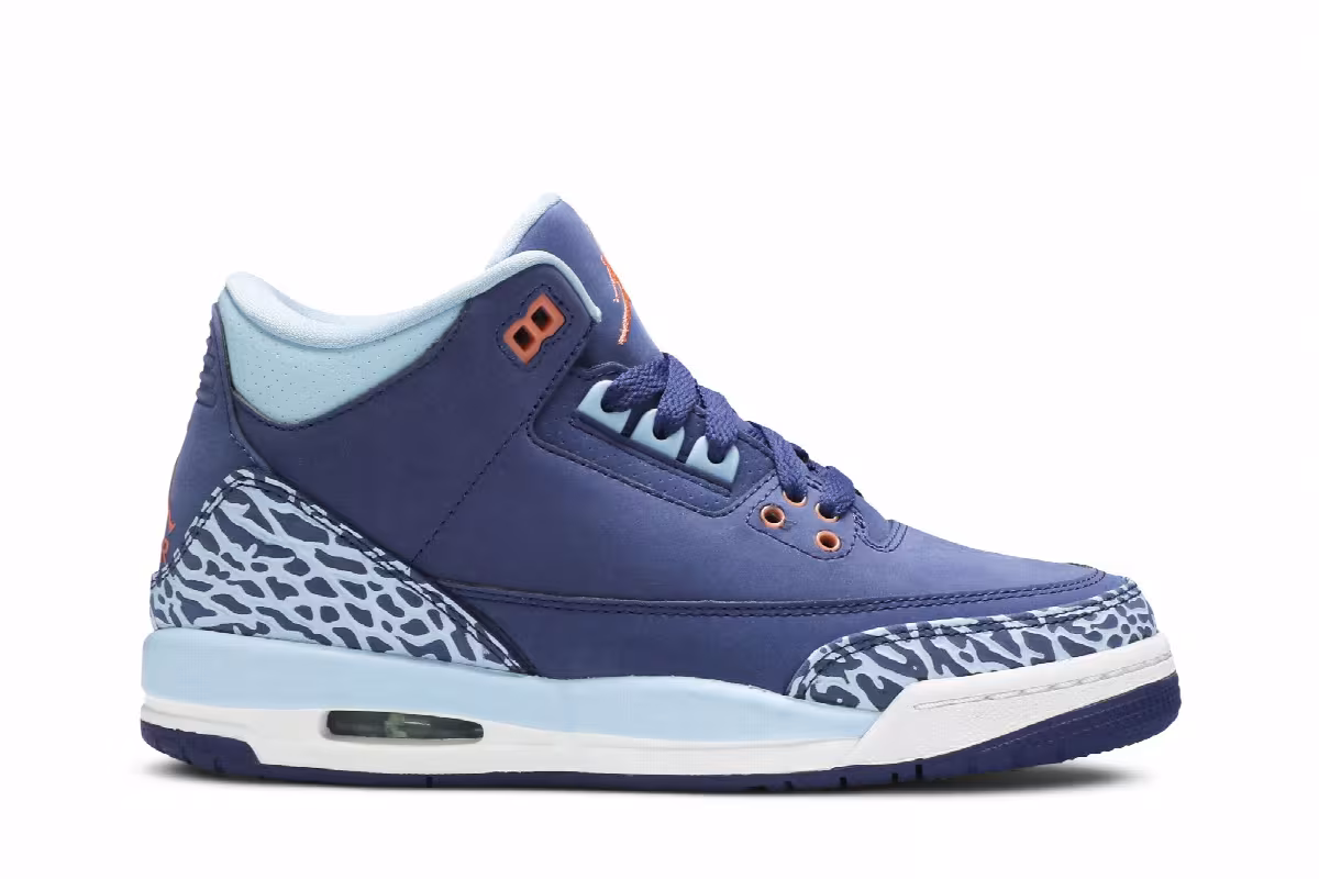 Air Jordan 3 GS Purple Dust, view 2