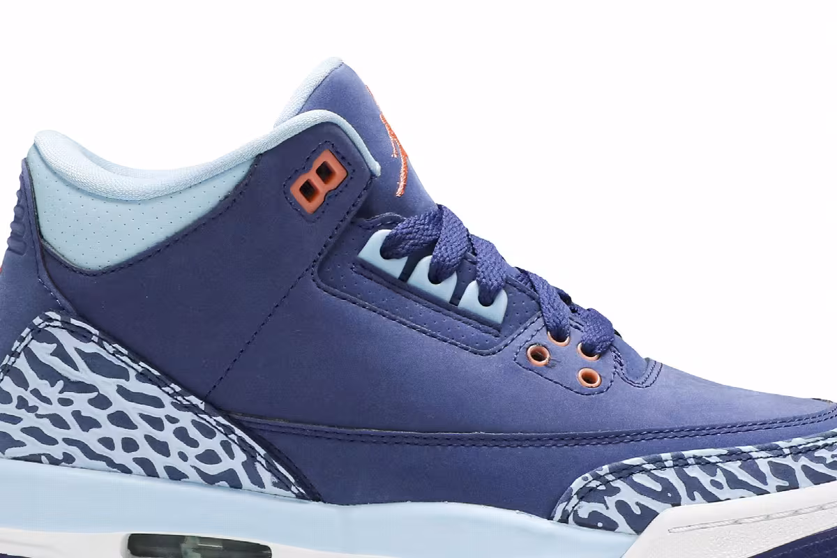 Air Jordan 3 GS Purple Dust, view 3