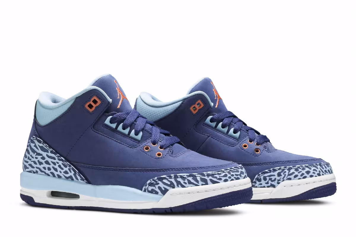 Air Jordan 3 GS Purple Dust, view 9