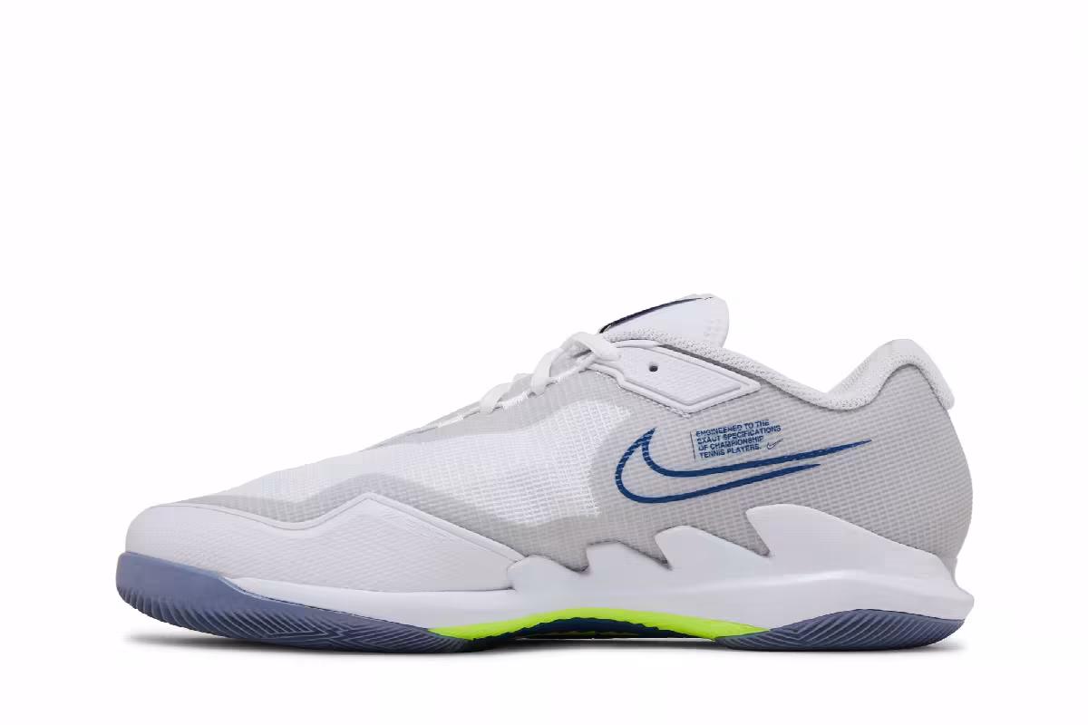 NikeCourt Air Zoom Vapor Pro White Mystic Navy, view 4