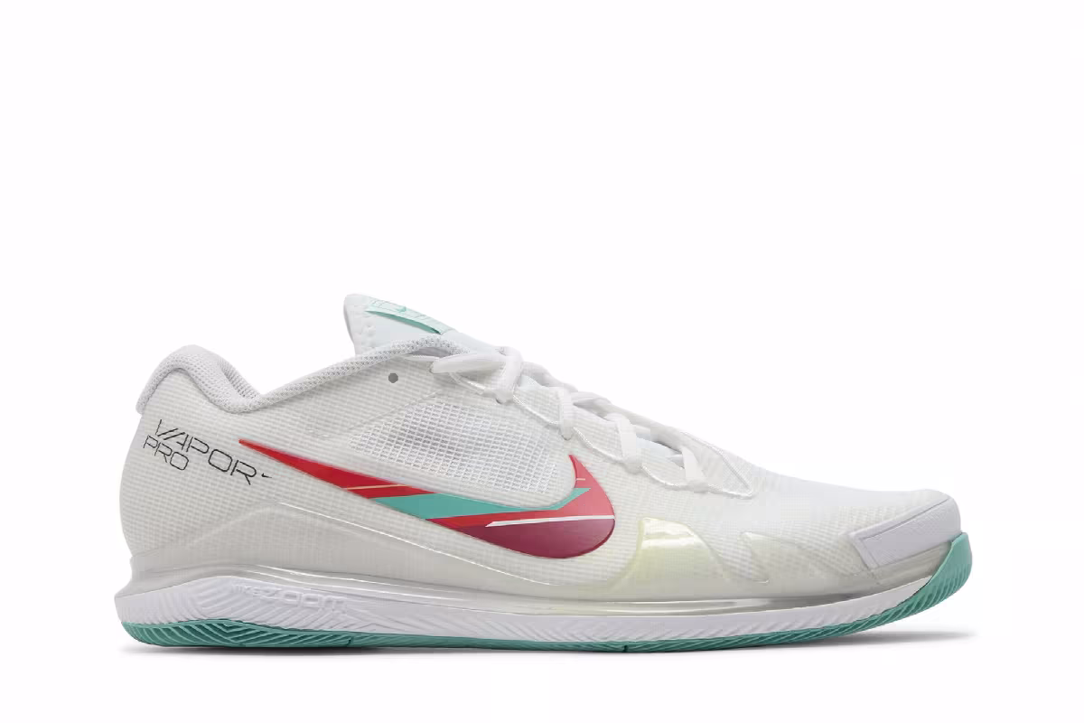 Nike Court Air Zoom Vapor Pro White Washed Teal, view 2