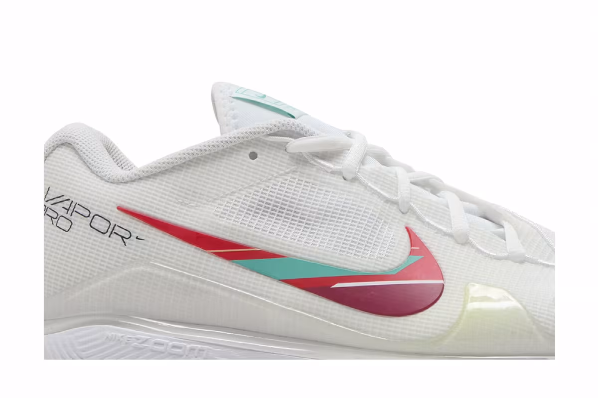 Nike Court Air Zoom Vapor Pro White Washed Teal, view 3