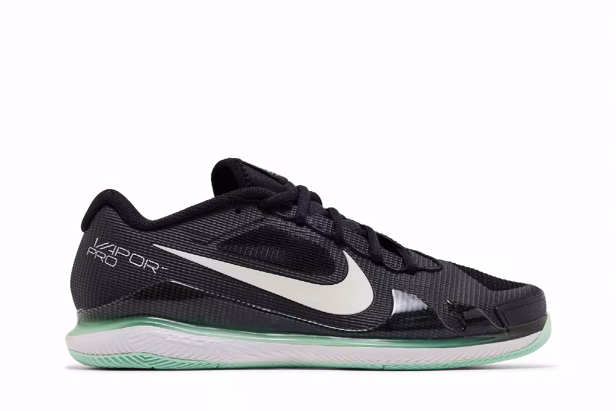 NikeCourt Air Zoom Vapor Pro Black Mint Foam, view 2