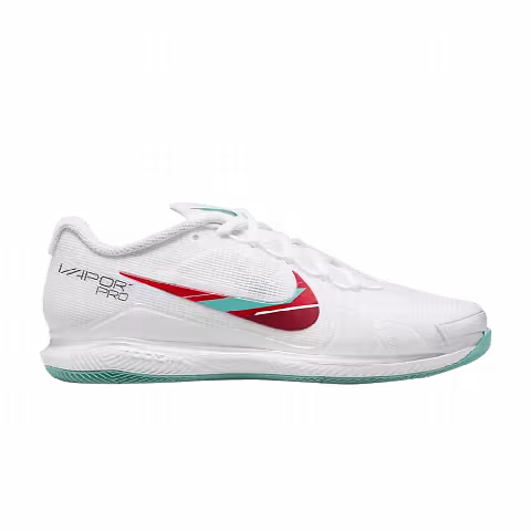 Wmns NikeCourt Air Zoom Vapor Pro 'White Habanero Red Washed Teal'