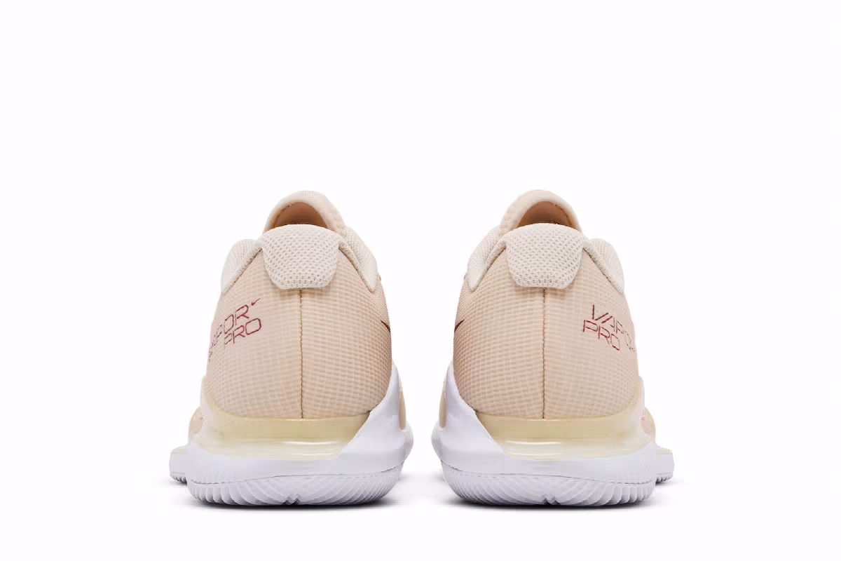 Women's NikeCourt Air Zoom Vapor Pro Pearl White Bleached Coral, view 7
