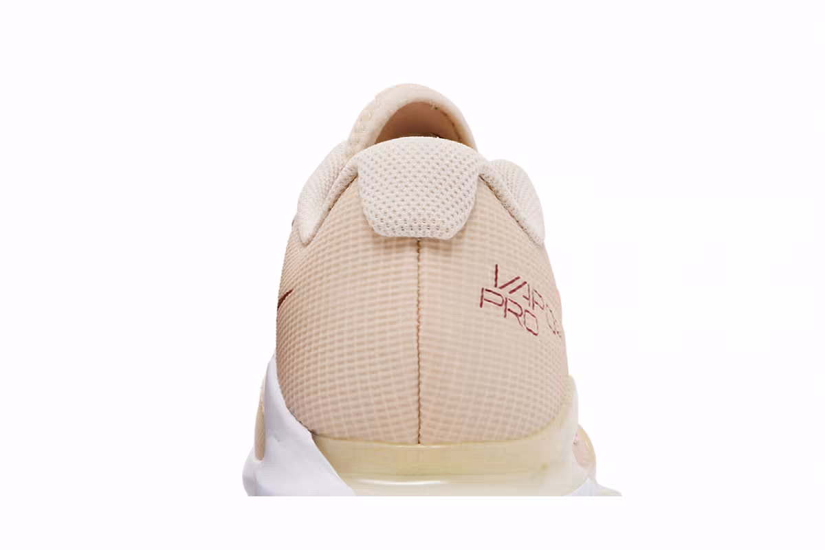 Women's NikeCourt Air Zoom Vapor Pro Pearl White Bleached Coral, view 8