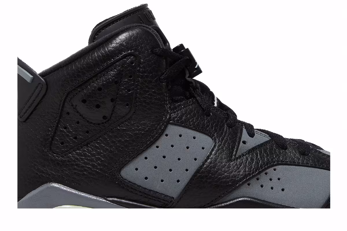 Air Jordan 6 GS Black Cool Grey, view 3