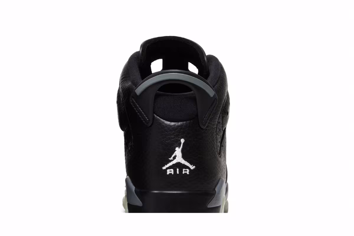 Air Jordan 6 GS Black Cool Grey, view 8