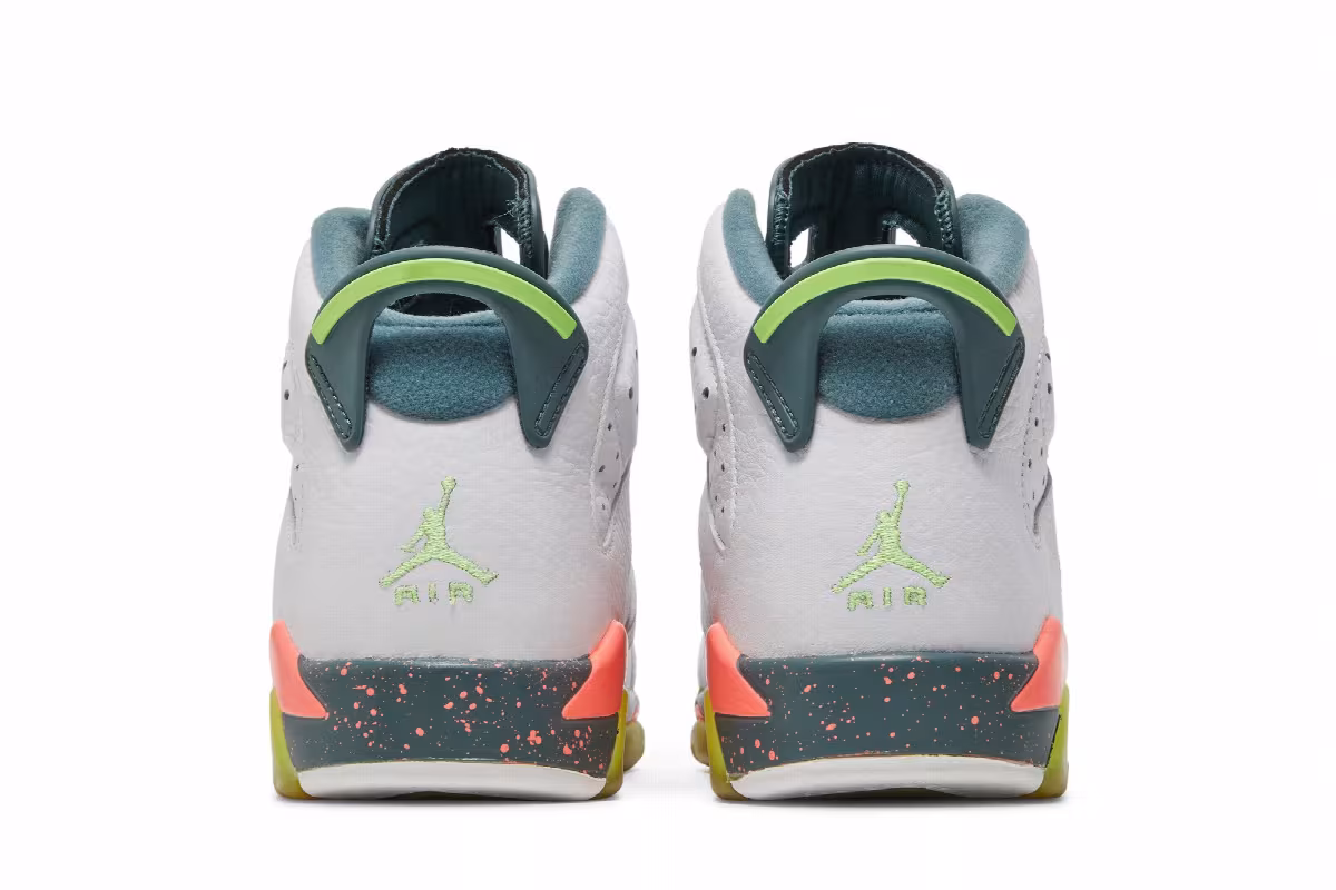 Air Jordan 6 GS Bright Mango, view 7