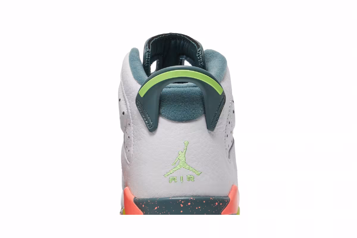 Air Jordan 6 GS Bright Mango, view 8