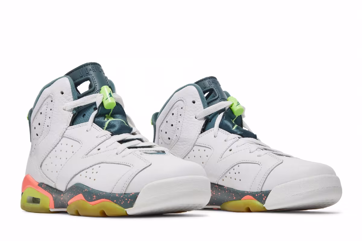 Air Jordan 6 GS Bright Mango, view 9