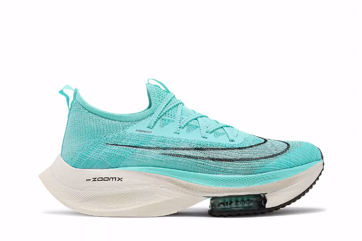 Nike Air Zoom Alphafly Next% Hyper Turquoise, view 2